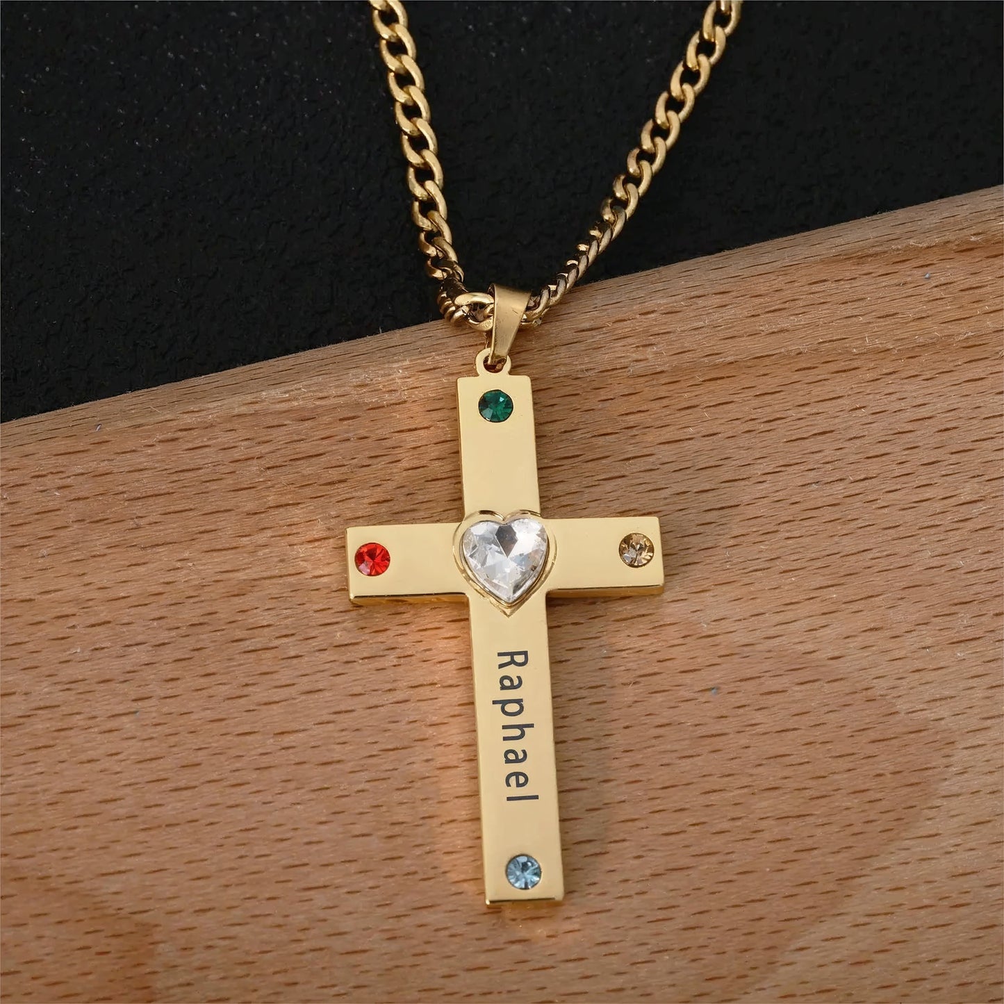 Seraphim Custom Birthstone Cross™