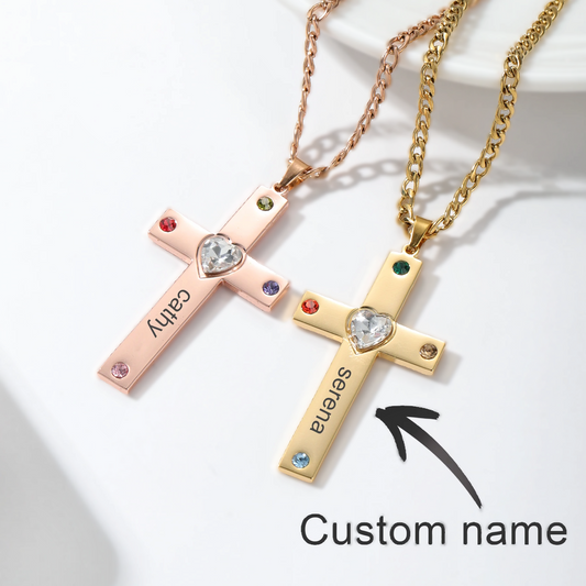 Seraphim Custom Birthstone Cross.™